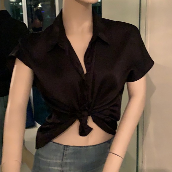 ⭐️Patricia Luca High low button up short sleeve - Picture 14 of 14